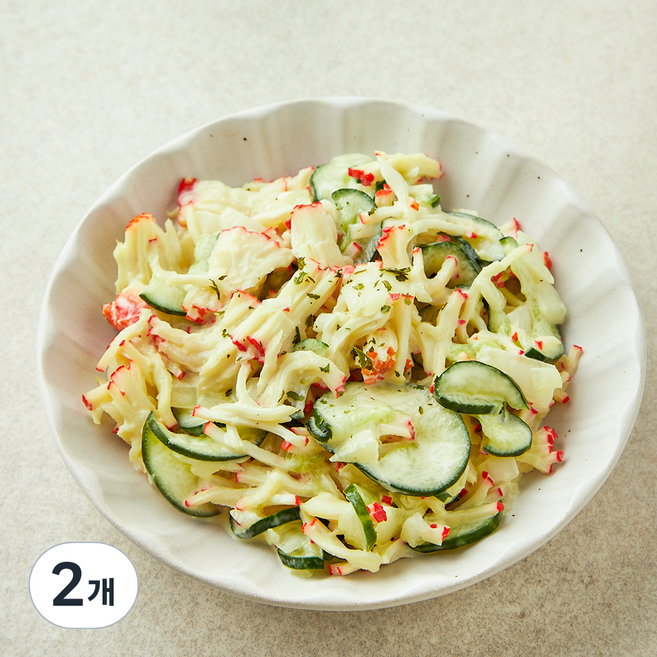 정미경키친 게맛살 오이 샐러드, 150g, 2개