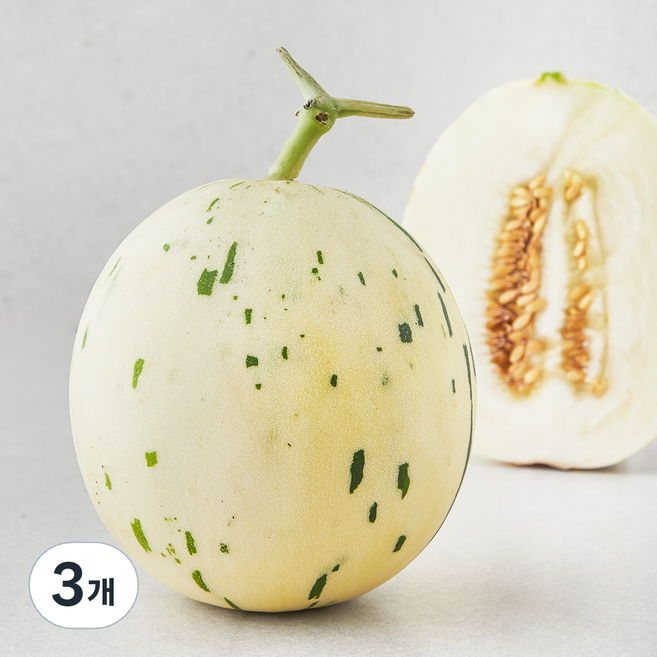 곰곰 고당도 백자 멜론, 1kg, 3개