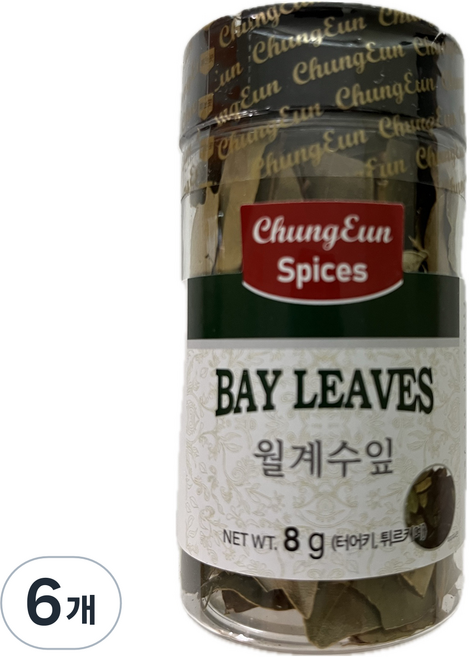 Chungeun 月桂葉, 8g, 6個
