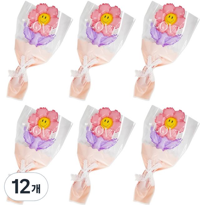 PARTY 09 雛菊花束氣球組, 玫瑰, 12個