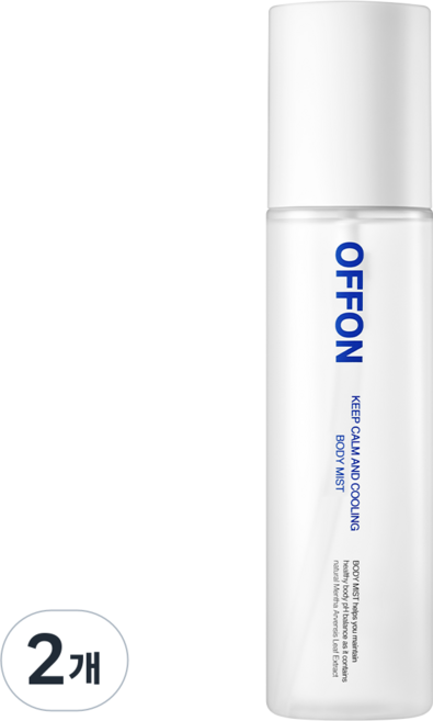 오프온 킵 캄 앤드 쿨링 바디미스트, 150ml, 2개