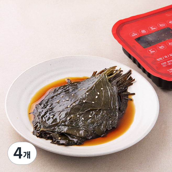 간장깻잎 절임, 300g, 4개