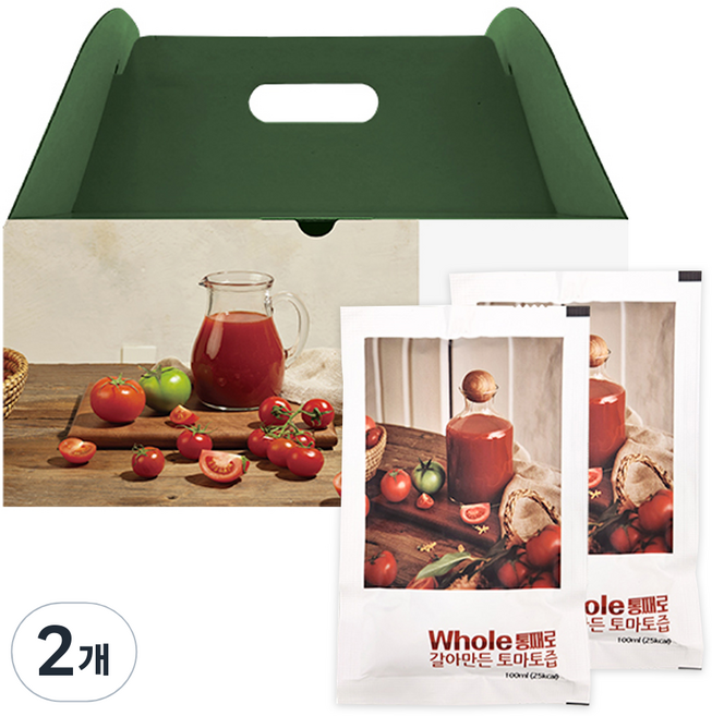 통째로 갈아만든 토마토즙 30p, 2개, 3L
