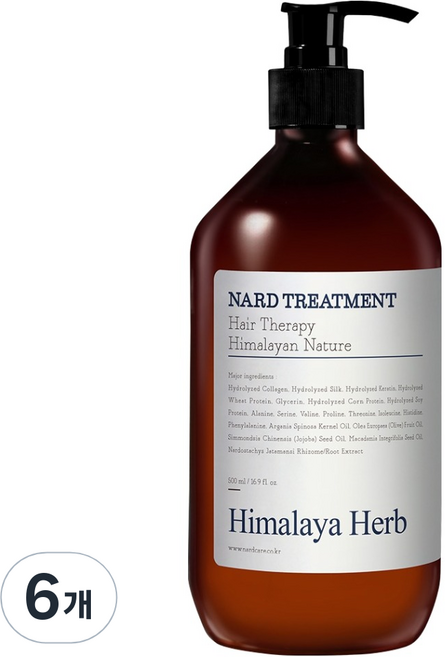 나드 부케가르니 트리트먼트 라벤더머스트향, 500ml, 6개