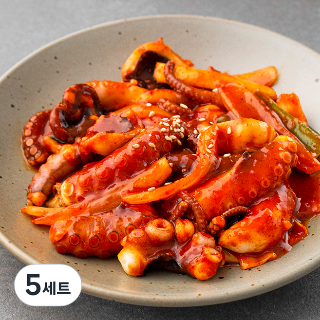 살맛나요 손질 절단낙지 200g + 볶음소스, 5세트