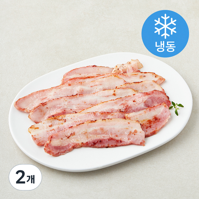 코주부 베이컨 (냉동), 1kg, 2개