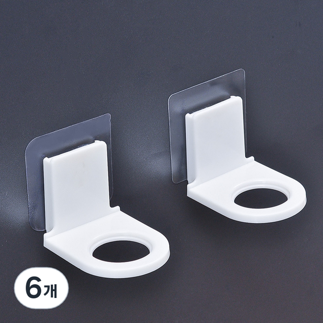 케리빙 공중부양 샴푸걸이, 화이트, 6개