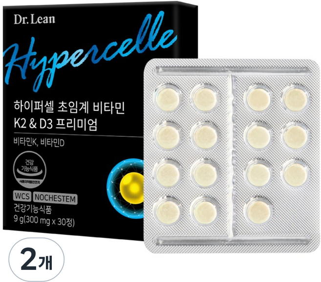 닥터린 하이퍼셀 초임계 비타민 K2 D3 프리미엄 9g, 2개, 30정