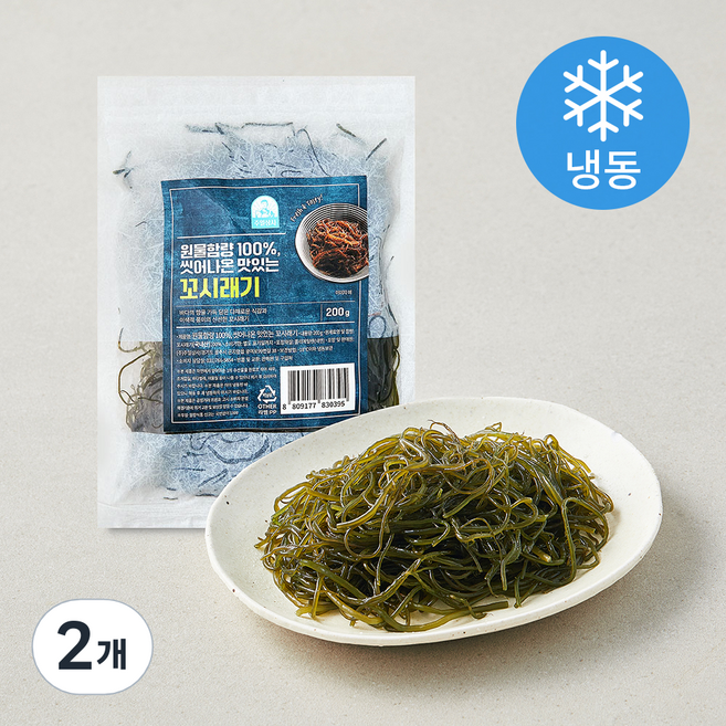 주일상사 원물함량 100% 씻어나온 맛있는 꼬시래기 (냉동), 2개, 200g