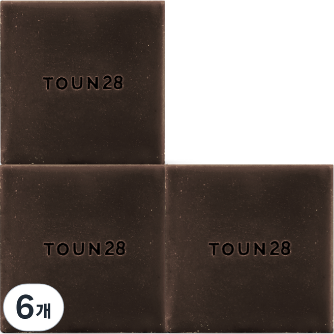 톤28 S18 샴푸바 다시마, 110g, 6개