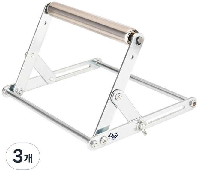 종원 접이식 고속절단기 지지대 미니롤러 스테인레스 스틸 스탠드 200mm, 3개
