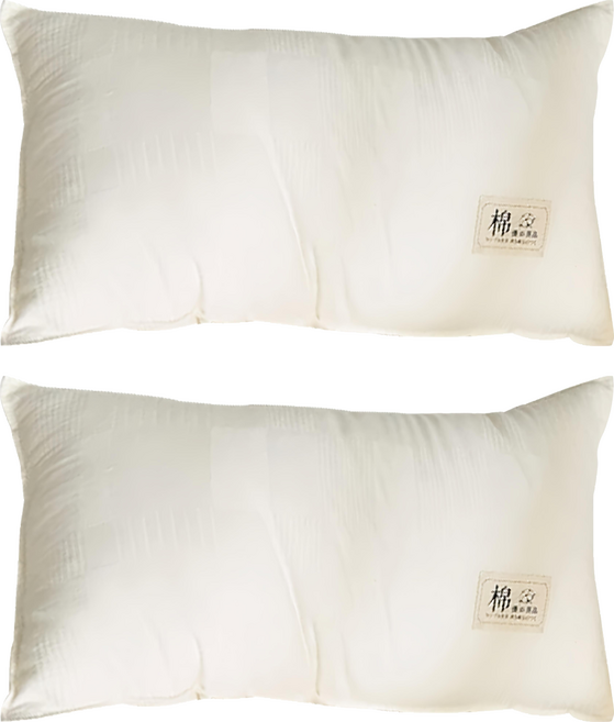 HONDONI 4D人體工學羽絲絨紓壓枕 側睡枕 600g, 白色, 2入