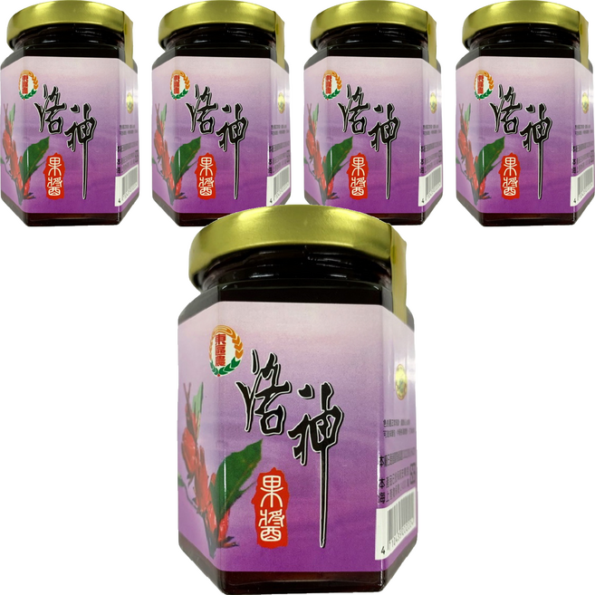 台東地區農會 洛神果醬, 230g, 5罐