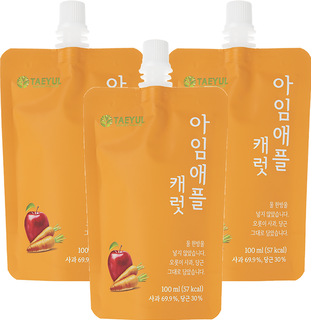IMAPPLE 貝兒 NFC 蘋果紅蘿蔔汁, 3包, 100ml