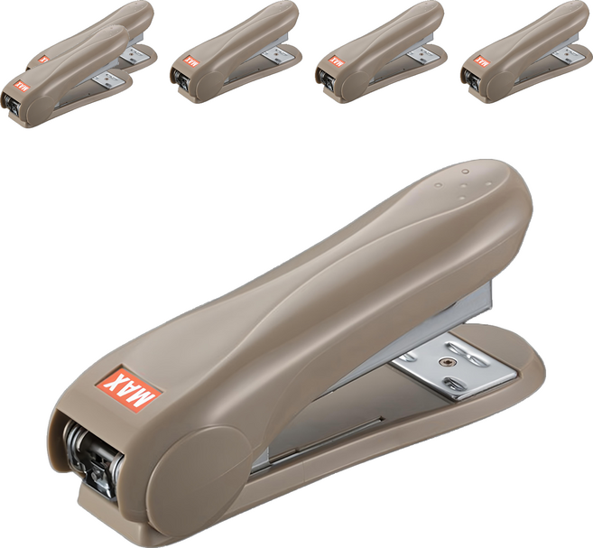 MAX 美克司 新型釘書機 HD-50R, 米色, 6個