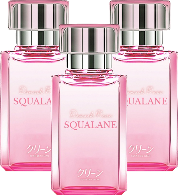 Kurin 角鯊烷極滋潤天然大馬士革玫瑰養顏油, 30ml, 3個