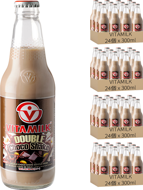 VITAMILK 豆奶 巧克力口味, 96個, 300ml