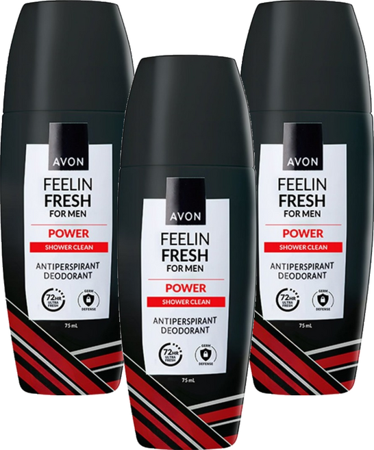 AVON 雅芳 乾適防汗制汗體香劑 For Men, 3個, 75ml