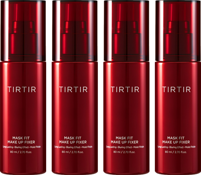 TIRTIR 台灣公司貨 高效持久定妝噴霧, 4個, 80ml