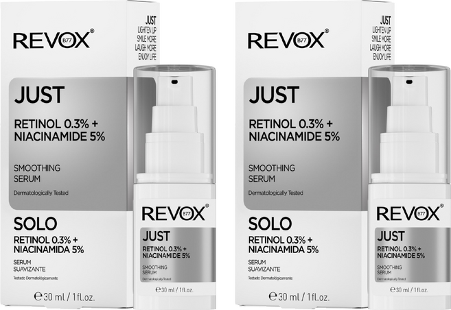 REVOX B77 瑞博士 A醇0.3%菸鹼醯胺5%精華液, 2件, 30ml
