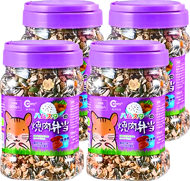 Canary 荷蘭鼠の燒肉便當 紫便當 M-F578, 600g, 4罐