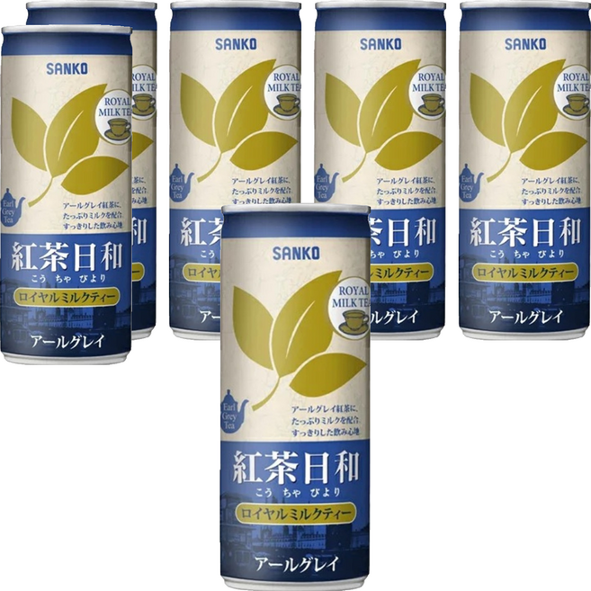 日本 SANKO 紅茶日和 皇家奶茶, 250ml, 6個
