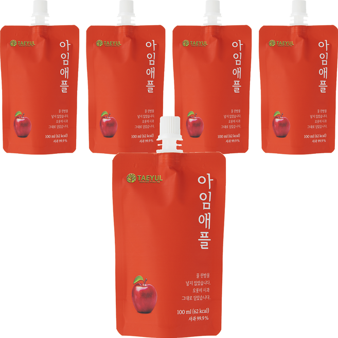 IMAPPLE 貝兒 NFC 蘋果汁, 5包, 100ml