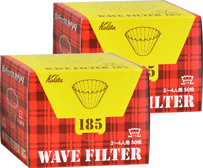 Kalita 波浪濾紙 KWF-185 110 x 110 x 80 mm, 50張, 2盒
