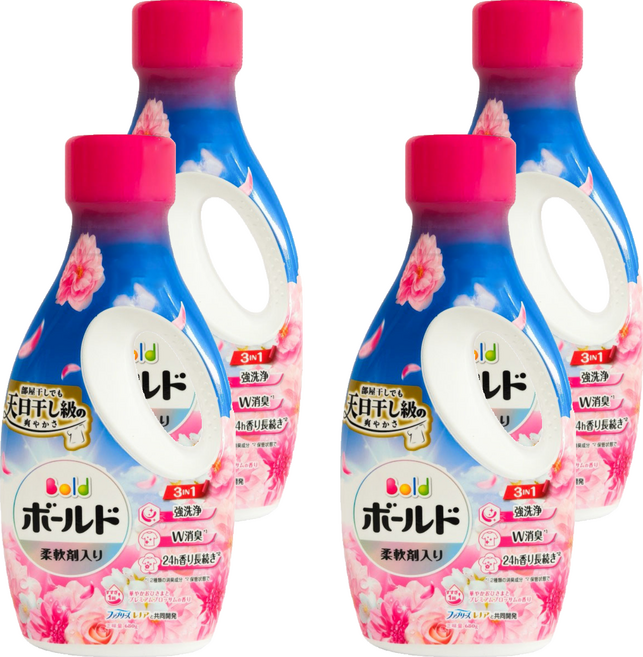 Bold 超濃縮洗衣精 濃郁花香, 4個, 680g
