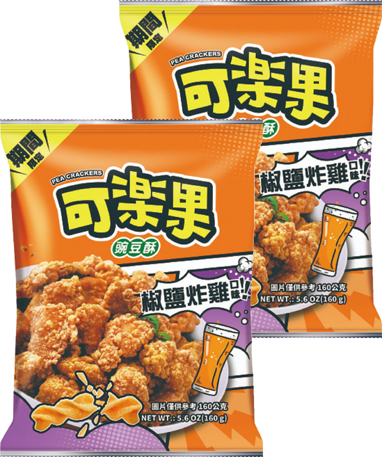可樂果 椒鹽炸雞, 160g, 2包