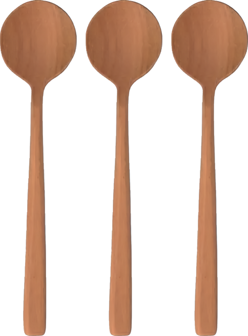 tougei 籐芸 Nachure Cutlery 天然木餐具 茶匙, 3個