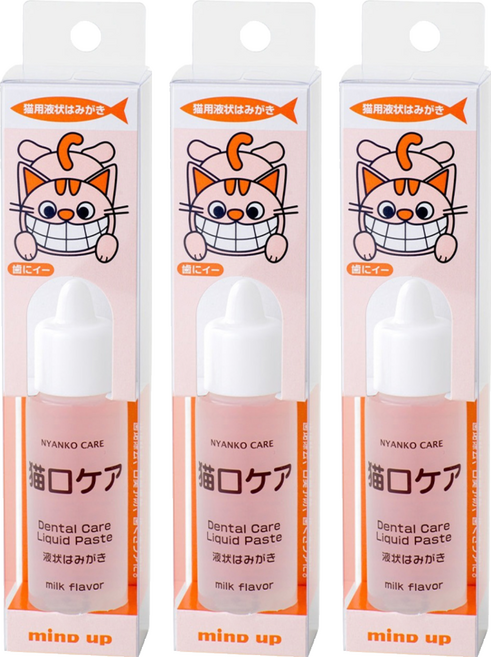 minD up 貓用 液體牙膏, 30ml, 3瓶