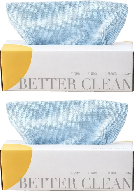 BETTER CLEAN 一次性抽取式吸水清潔布 28 x 22cm 藍色, 2套, 15個裝