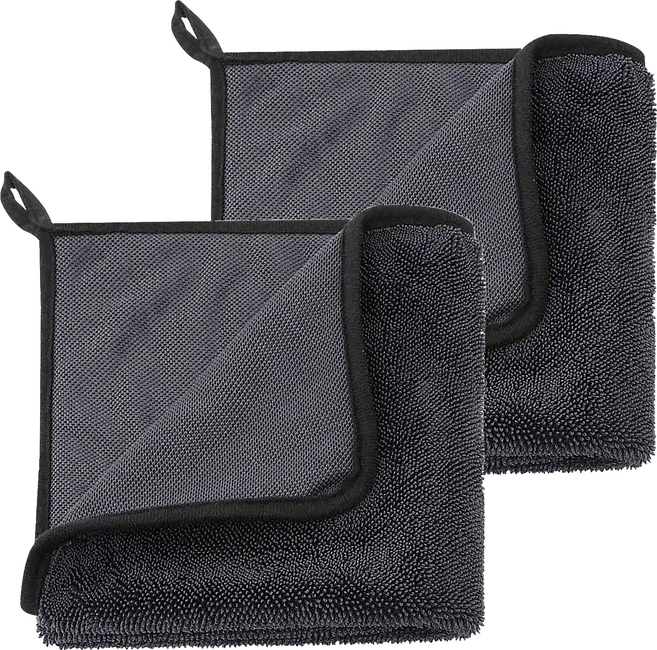 蝌蚪吸水布 600gsm 單層 30 x 30cm 2個 超強吸水 洗車擦車毛巾