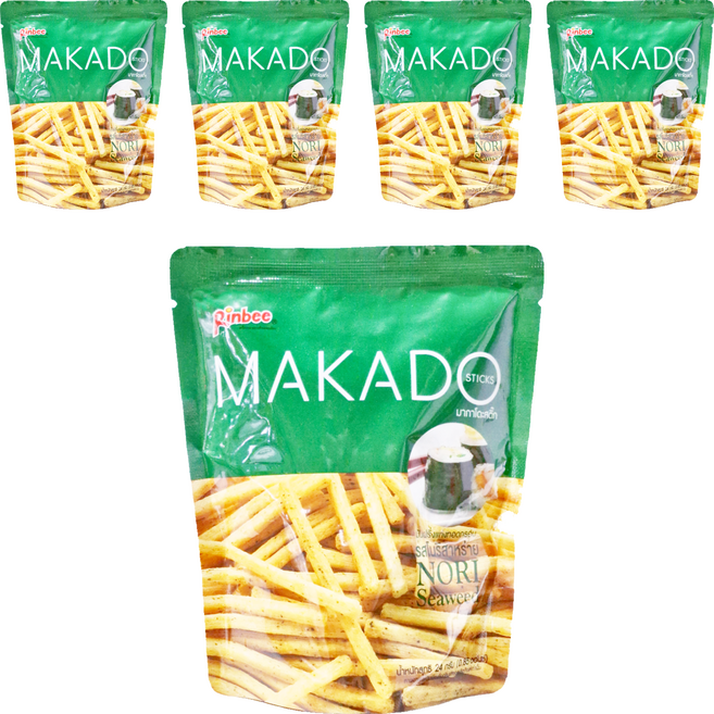 MAKADO 麥卡多 薯條 綠袋, 24g, 5包
