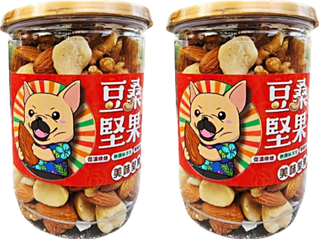 豆桑堅果 夏豆三果綜合堅果, 2個, 260g