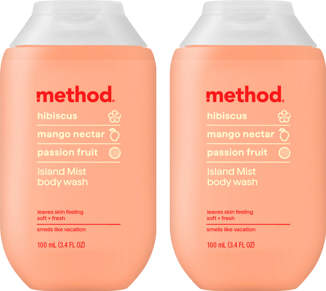 method 美則 感官沐浴乳 島嶼晨霧, 2個, 100ml