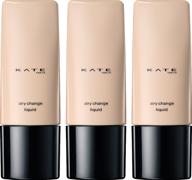 KATE 凱婷 極輕感持久粉底液 25ml, 01, 3個