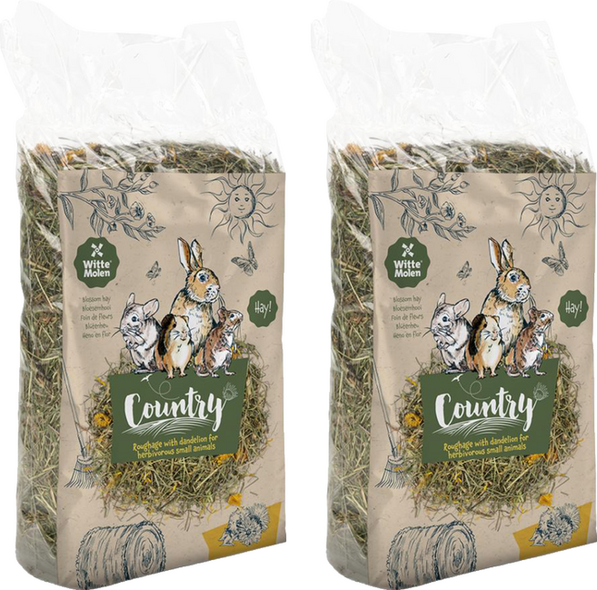 Witte Molen 小動物牧草 + 蒲公英, 500g, 2包