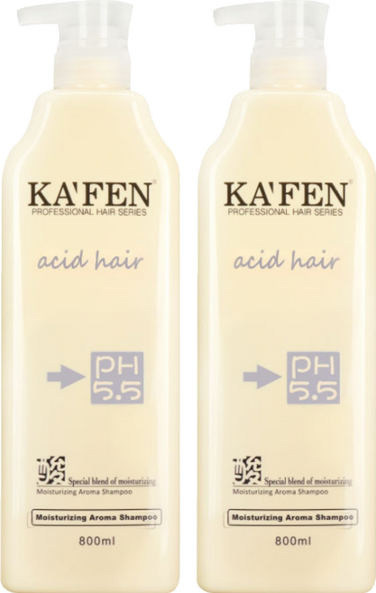KA'FEN 卡氛 亞希朵酸性蛋白高保濕洗髮精, 800ml, 2瓶