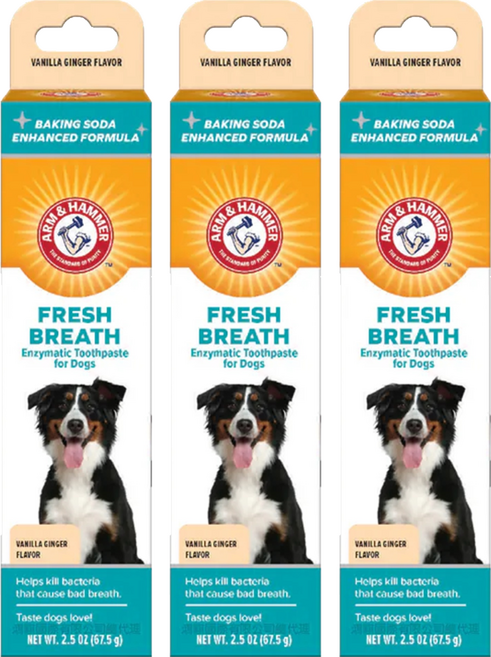 ARM&HAMMER 犬用酵素牙膏 抗敏, 67.5g, 3條