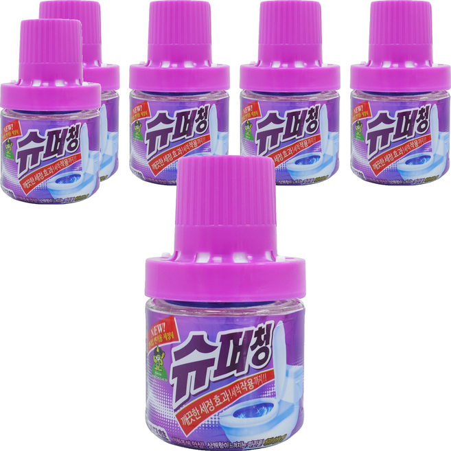SANDOKKAEBI 山鬼怪 馬桶清潔劑 薰衣草香, 180g, 6個