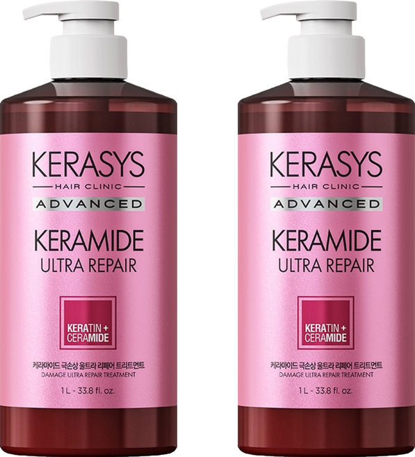 KERASYS 可瑞絲 珂夢精粹安瓶護髮乳, 2個, 1L