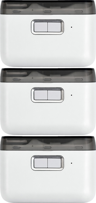 ProTap 浦拓 電動拋光指甲刀 D604, 3個, 白色