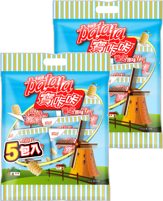 Cadina 卡迪那 寶卡卡 原味 量販袋 5包, 145g, 2袋