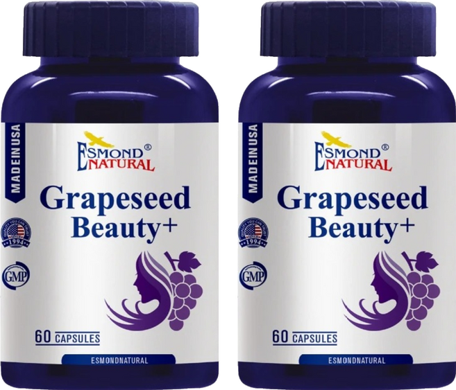 ESMOND NATURAL 愛司盟 葡萄籽氧妍膠囊, 60顆, 2罐