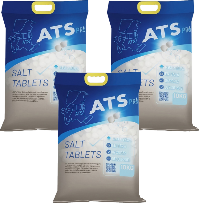 ATS 軟水機專用鹽錠, 藍色, 3個
