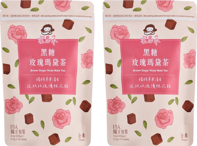 蜜思朵 黑糖玫瑰瑪黛茶, 17g, 2個, 15個裝