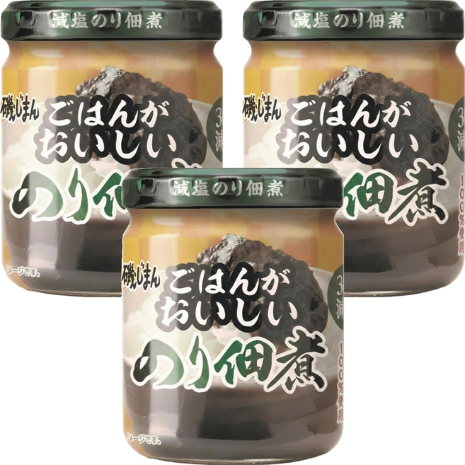 Isojiman 減鹽海苔佃煮, 120g, 3個