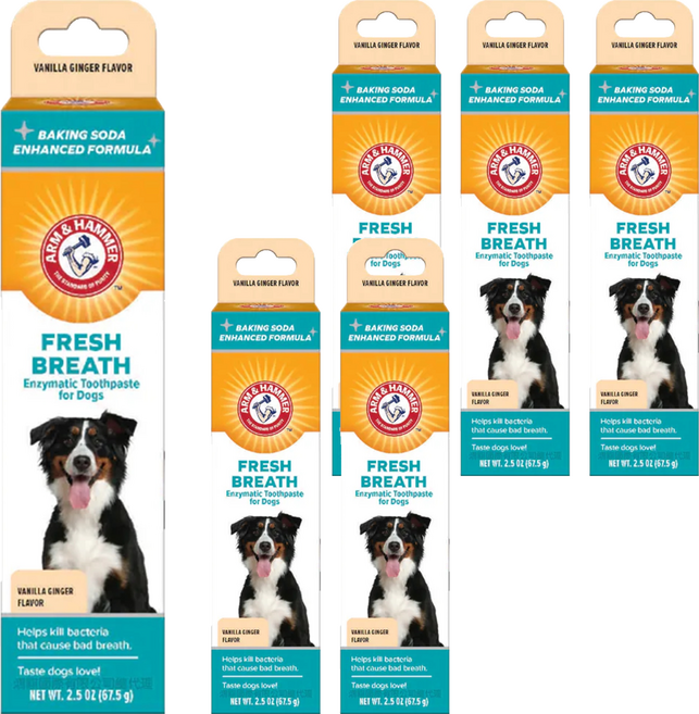 ARM&HAMMER 犬用酵素牙膏 抗敏, 67.5g, 6條